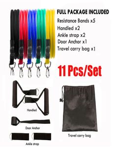 11 18 PCS SET PU ROPE EXERCÍCIOS DE FITNESS BANDOS DE RESISTÊNCIA TUBOS DE LATEX TUBOS DE PEDAL DE TREINAMENTO DE TREINAMENTO DE TREINAMENTO DE CORPO ELATICA Banda de ioga NE3775205