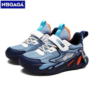 Sneakers per bambini all'aperto atletico scarpe casual per ragazzi in pelle comoda di alta qualità da corsa per bambini scarpe da ragazza Y240518