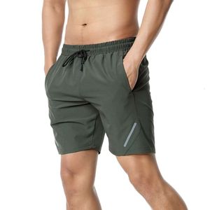 Lu Men Shorts Summer Sport Workout Summer Men Rung Fie -Quarter Pant Woven Ie Sprg