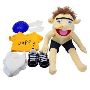 Plush Dolls P 60Cm Large Jeffy Boy Hand Puppet Children Soft Talk Show Party Props Christmas Toys Kids Gift 221014 Drop Delivery Gifts Dh0Bo