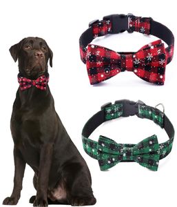 Dogs accessories Christmas Dog Collar snowflake bow pet collars9642109