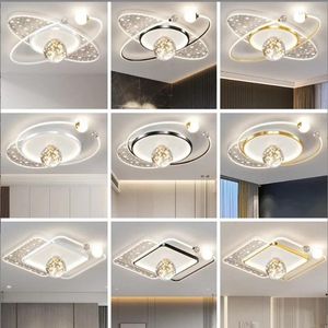 Ceiling Lights Modern Bedroom Lamp Personalized Gypsophila Children's Room Chandelier Creative LED Study Interior Decoration Lamps