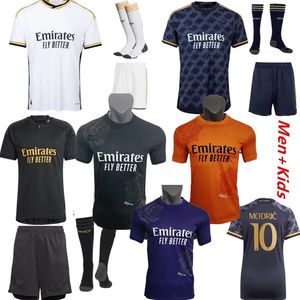 Bellingham Vini Jr Modric MBappe Soccer Jerseys 2023 24フットボールシャツRodrygo Camavinga Real Madrids 2024/25 Arda Guler高品質の家