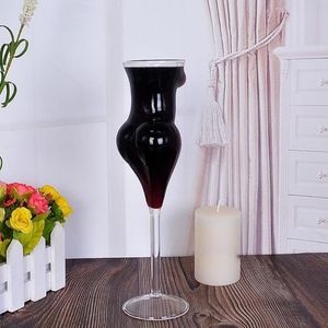 Copo de vidro criativo copos de uísque vinhos s Lady Men Men Shape
