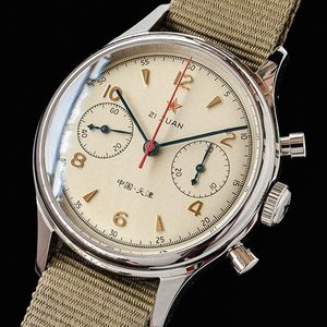 Military Watch For Man Chronograph Wrist Seagull 1963 Original ST1901 Movement Sapphire Waterproof Limited Card Wristwatches 324f