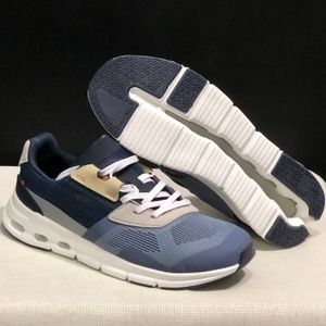 2024 Ny modedesigner Navy Blue Splice Casual Tennis Shoes for Men and Women Ventilate Running Shoes Lätt långsam chock Utomhus Sneakers DD0506A 36-45 11