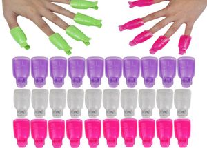 Arte de unhas de acrílico integral Mergulhe a tampa de clipe Setplastic UV Gel Degleaser Polish Polish Remover Smart Wrap Manicure Tools Kit 10pcs4619332