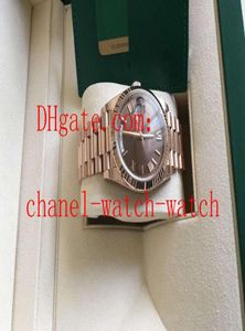 DayDate President 41MM 18K Rose gold 228235 Automatic Movement Mens Watch Brown Dial Men039s Watches BoxPapers3752534