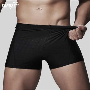 Men's Swimwear Copozz Men swimwear swimsuits board shorts trunks swim briefs beach wear swimming pool Boxers hombre Waterproof(Option Long) Y240517