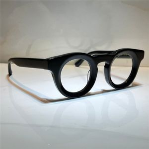 James Tart 242 Optiska glasögon för unisex retro stil anti-blue ljuslinsplatta runt full ram med ruta 259b