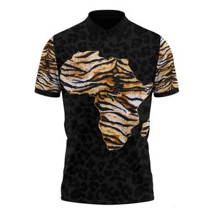 Marokko Reunion Pentagon Polo -Shirt für Männer Fashion Sport Jersey Fitnessstudio Tops Y2K T -Shirts Sommer Boy Polo Shirts Revers -Tops 240506