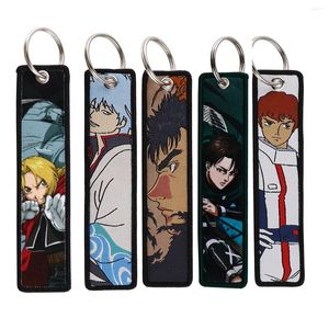 Keychains Anime Auto Schlüsselbund Frauen Schlüsselring für Männer cool