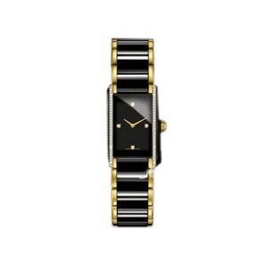 New fashion man watch quartz movement Ceramic watches for Female WOMEN wristwatch Diamonds Bezel rd12 321Y