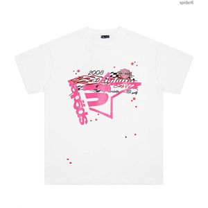 夏のメンズレディースデザイナーシャツ長袖パターンTシャツエンジェルファッショントップピンクヤングザグZFZS