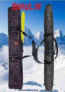 Black Denim Snowboardskis Bag No Silent Wheels Torka narciarstwa plecak snowboardowy W2202257575937