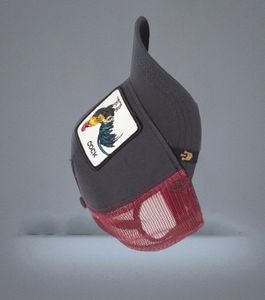 Caps de bola Ball Caps Shape Animal Bordoused Baseball Cap da marca de moda Hat para homens respiráveis Mulheres verão Mesh4575495