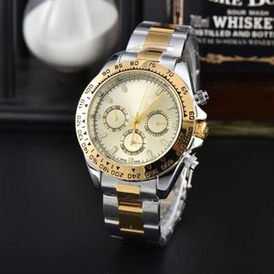 Luxury Daytonas Watch AAA Chronograph Watch With Box Stainless Steel Strap Roles Gold Watch High Quality Montre De Luxe Quartz Movement 6 Pin Business 834