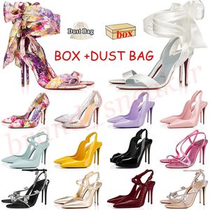 Designer Women RedBottom Ladies Pumps Red Bottoms High Slingback Heels Shoes Stiletto Peep-toes Open Toes Sporty Nappa Leather Whitedress Rubber Loafers With Box