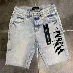 purple jeans shorts purple jeans shorts purple jeans designer pants brand Designer Mens Jeans Shorts Hip Hop Casual short Knee lenght jean clothing 29-40 d89