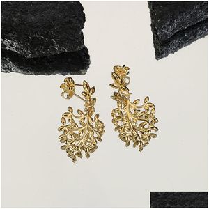 Подвесные ожерелья дизайнерские листья женские золото для женщин Сиер модный набор мод