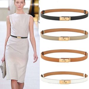 Designer H Belts For Women Ceinture Luxe Locking Buckle Womens Belt Leather Vintage All-match Simple With Skirt Dress Decorative Suit Pants Tuc Nice Gift