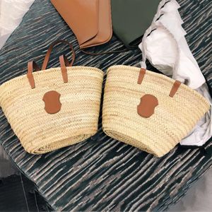 high quality Mens basket Bag Womens clutch Beach handbag travel designer Crossbody hand bags luxury vintage tote summer Straw weave Shoulder bucket shopping bags