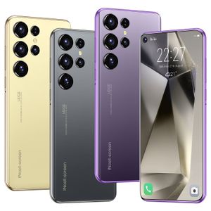 携帯電話S24ウルトラ6.8 HDスクリーンスマートフォンオリジナル22G+2T 5GデュアルSIMセルーレスAndroidロック解除108MP 7800MAH S23 ULTRA