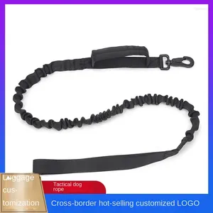 Dog Apparel Tactical Leash: Stretchable Impact Resistant Leash For Large Dogs Soft And Strong Outdoor Pet Gear