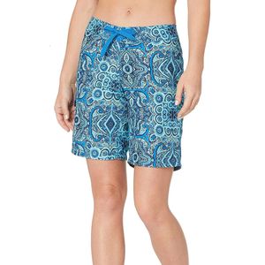 Lu Align Shorts Yoga Skirts Women Quick Dr High Waite Swim Trunk UPF + Active Surf Boar Beach Short with Pocket Poleter Women wimwear Lemon