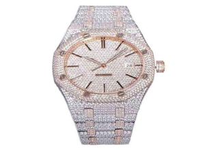 5alove 15400 Bi Luxury Diamond 15500 Y 자동 기계적 바닥 방수 기계 Men039S Watch6f8k2103875