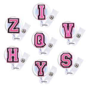 Other Home Decor Pink Letter Cartoon Badge Reel Retractable Nurse Id Card With Clips And Cord Funny Holder Cute Cool Reels Tag Name Dr Otr5L