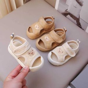 Sandálias sandaliascartão sandálias de verão Sapatos de bebê sapatos de bebê solteira de solas de randálias