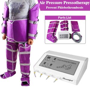 Máquina de emagrecimento Pressioterapia Linfa Nível de drenagem Ajuste 1-7 Pressão do ar do corpo de massagem Corporar Equipamento