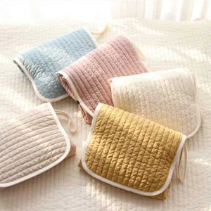 Changing Pads Covers Newborn baby changing pad cotton waterproof portable large diaper changing pad floor game pad Y240518