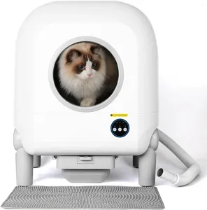 Cat Carriers Litter Box App Control Smart With 100l X-Large Space Superior Security System Protectio