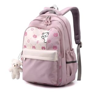 Kawaii School Backpack for Girls Cute School Bags Waterproof Bookbag Teens College Student Travel Shoulder Bag 100% High Quality 240515