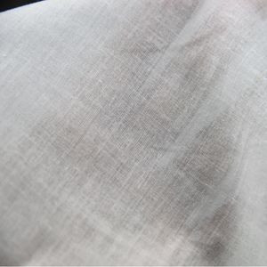 3/5/10M Plain White Cotton Lining Fabric Material Cotton Voile Fabric Thin Gauze For Curtain Lining 140cm Wide 240518