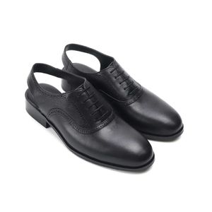 Novo estilo Summer Men Black Men Leather italiano feito artesanal sandálias masculinas de alta qualidade Be39