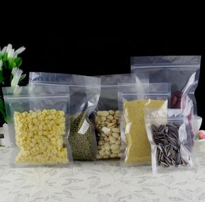 Clear Plastic Grade Food Valve Bags Candy Zip Lock Bag for Red Date Nuts5693056