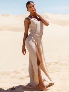 Túnica elegante de vestido de noite de túnica de túnica de verão praia longa praia sexy manto de maiô q1032