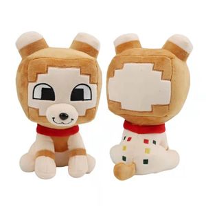 2024 Hot 25cm Bobicraft Plush Toy Kawaii Game Character Dog Plushie Doll Animal Stuffed Toys for Children Boys Birthday Christmas Gift