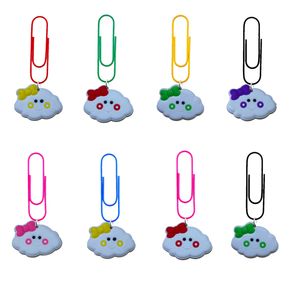 Nyhetsartiklar Moln Två Cartoon Paper Clips Söta bokmärke Colorf Office Supplies Presents For Students Sile Sjuksköterska Gift Bokmärken BK Drop Otp1w