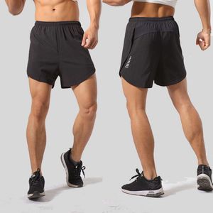 Lu Men Shorts Summer Sport Workout High Wait Gm Athletic Wear Runng Men Workout Caual Swimmg Short Woven Fabric