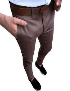 Calofe Vintage Men Wedding Suit Pants Fashion Solid Social Business Dress Pants 2018 Autumn Slim Fit Mens Formal Trousers1070315