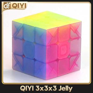 マジックキューブQiyi JellyシリーズWarrior W3 Tier Color Puzzle Toy-卸売および競争用の減圧キューブY240518