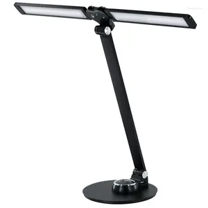 Lampy stołowe Dimmable fortepian/lampka biurka Składana 10 W LED jasny zimny biały ciepły lub przyciemniający regulowane światło odczytu