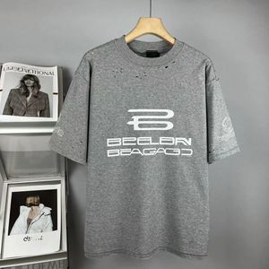 Męska koszulka designerska v logo przyjaciele alphabet druk T-shirt Big V męski w stylu hip hopowym czarno-pomarańczowy T-shirt rozmiar M-XXXL A18