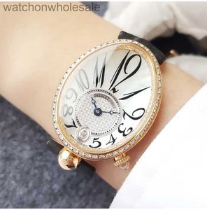 أزياء Breguat Watches for Women Original Logo Logo Diamond Top جودة جديدة للسيدات ووتشين نابولي 18K Diamond Automatic Watch Womens 8918Ba