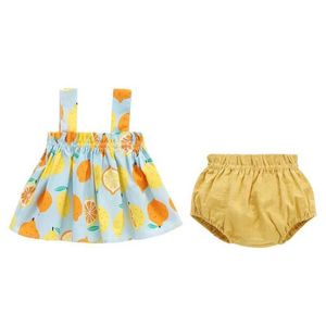 Set di abbigliamento Summer Neworn Baby abbigliamento set da ragazzo stampato mini abito e pantaloncini pp 2 pezzi set di abbigliamento per bambini 6-24m J240518