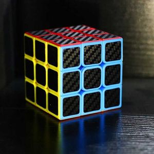 Magic Cubes 3x3x3 And 2*2 Carbon Fiber Sticker Magic Cube Puzzle 3x3 Speed Cubo Magico Square Puzzle Gifts Educational Toys for Children Y240518